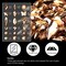 2120 Pieces Champagne Gold Crystal Nail Rhinestones Round Beads Multi Shapes Sizes Flatback Glass Gems Stones for Nail DIY Crafts Clothes Shoes Jewelry